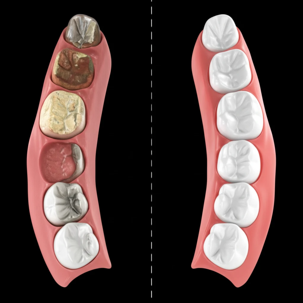 틀니 관리의 모든 것 전용 치약 사용