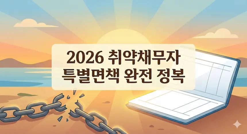 2026년 취약채무자 특별면책 대상 확대 총정리: 내 빚도 탕감될까? (정부 발표 기준)
