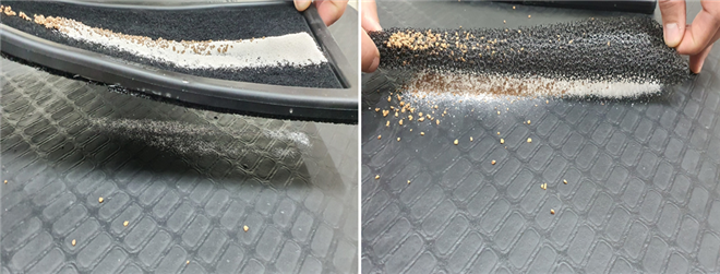 일반필터와 JDK활성탄 필터의 필터링 능력 비교