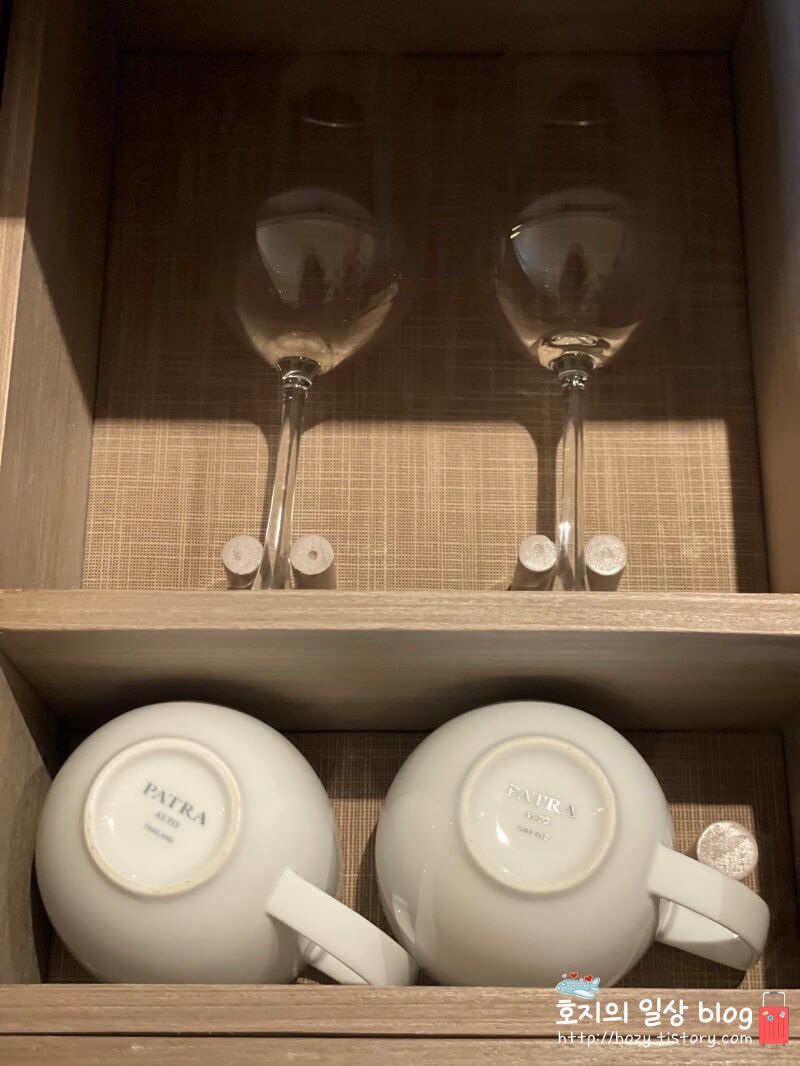 방콕 메리어트 마르퀴스 퀸즈파크 게스트룸 미니바