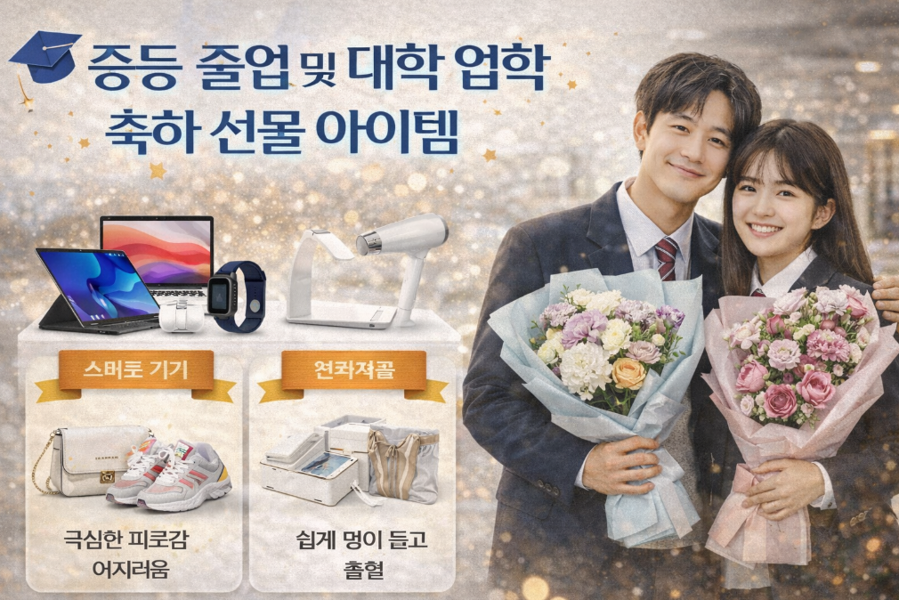 졸업·입학 축하선물 베스트 아이템 완벽 가이드