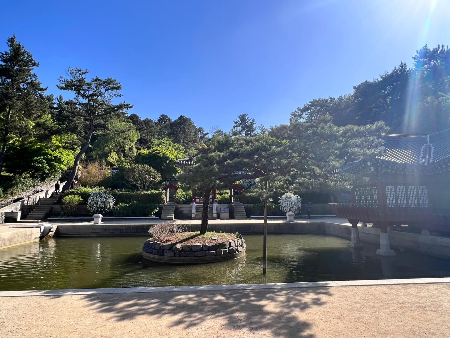 한국 정원내부 