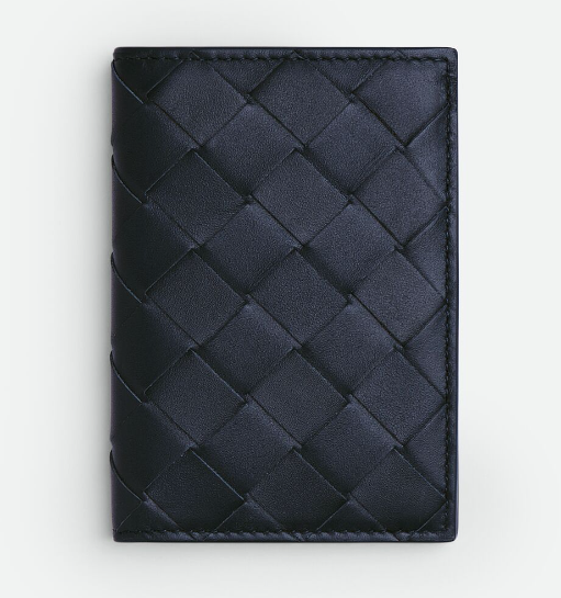 보테가베네타 남자 카드 지갑 - 인트레치아토 플랩 카드 케이스