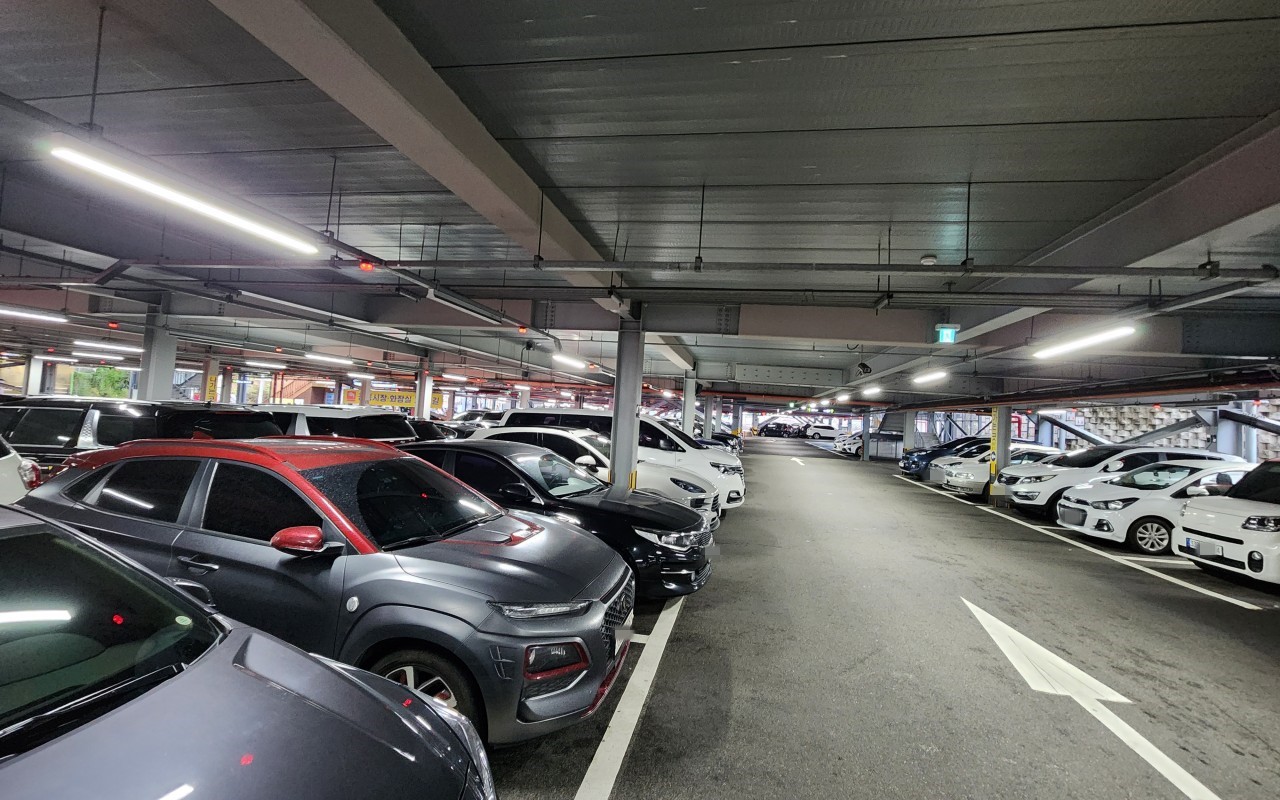 속초중앙시장 주차장