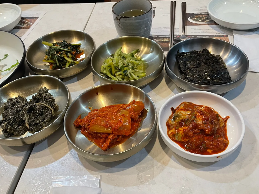 한가람 본점 기본 반찬