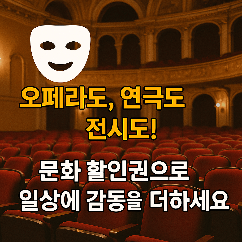 문화N티켓으로 뮤지컬 50% 할인 받는 법