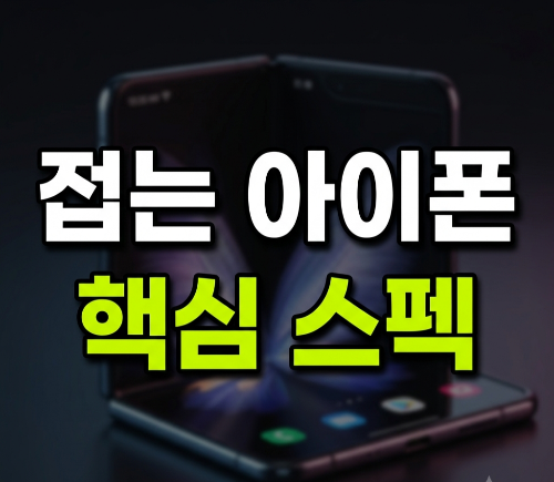아이폰18 폴더블 출시일과 가격 스펙 총정리(+디자인,사전예약)