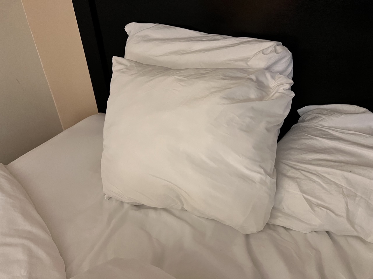 번외로, 직사각형 베개가 많은 것도 특이함!