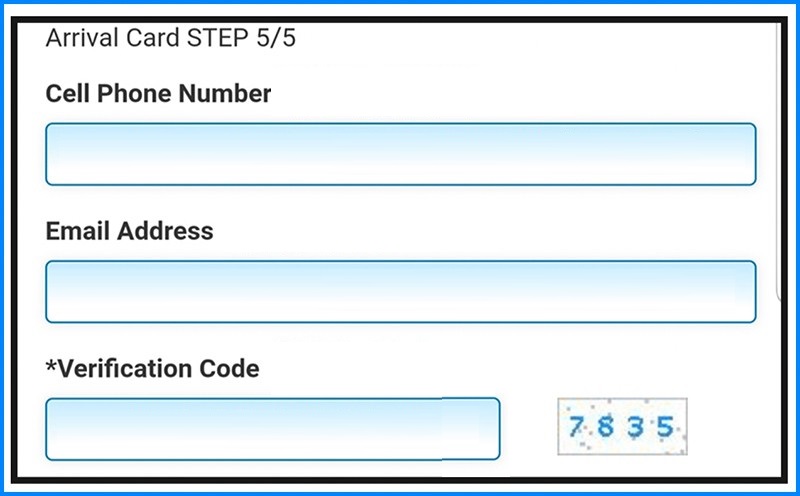 온라인 대만 입국신고서 작성 요령