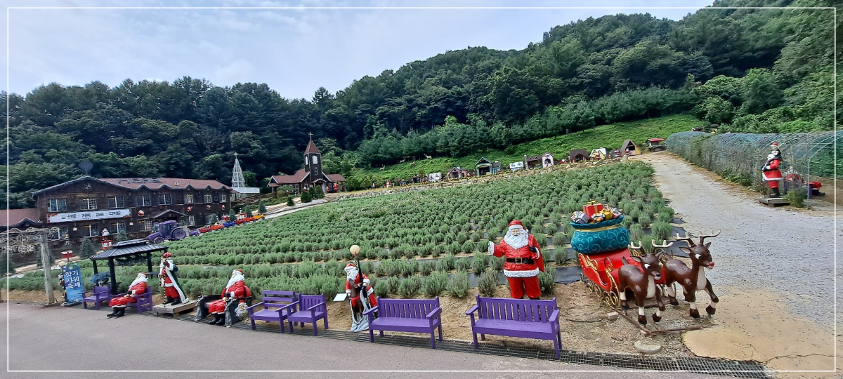 산타마을-깡통기차