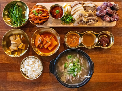 순대국 정식 