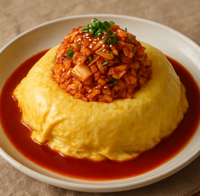 김치볶음밥 오므라이스
