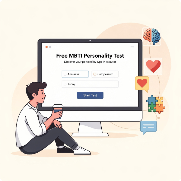 MBTI 무료 검사하기 이미지
