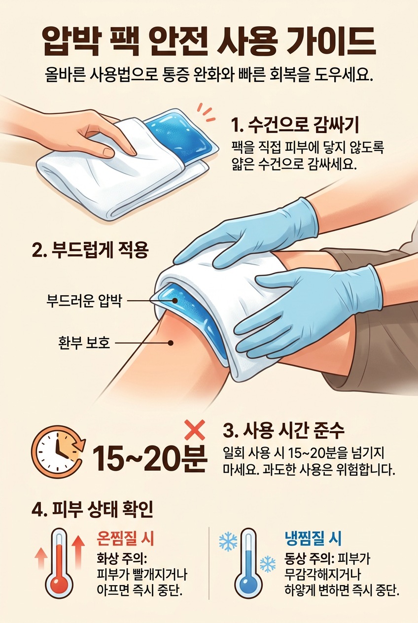 냉온찜질팩 관리법 오래 쓰는 방법