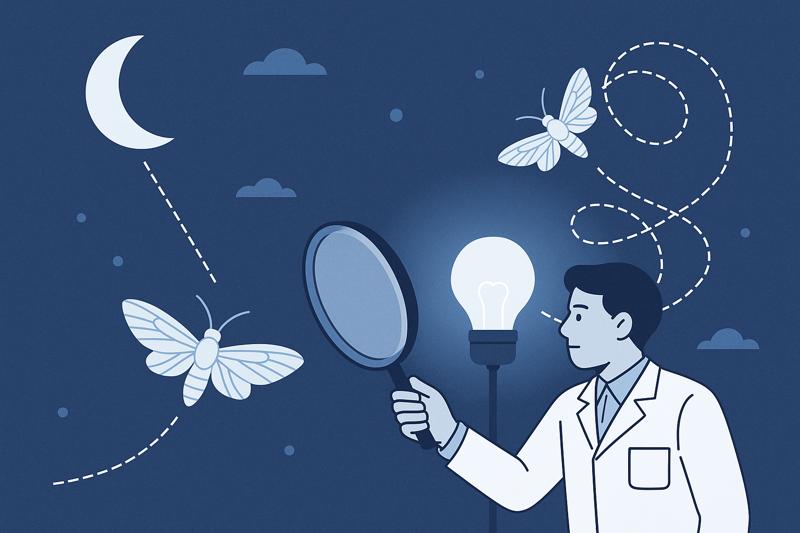 야간 캠핑 날벌레 - 복잡하고 귀찮은 퇴치보다 간단하고 저렴한 유도법