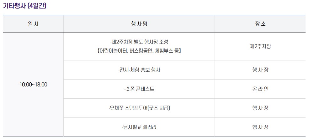 제 19회 '창녕낙동강유채축제' 행사소개, 축제안내, 관련영상