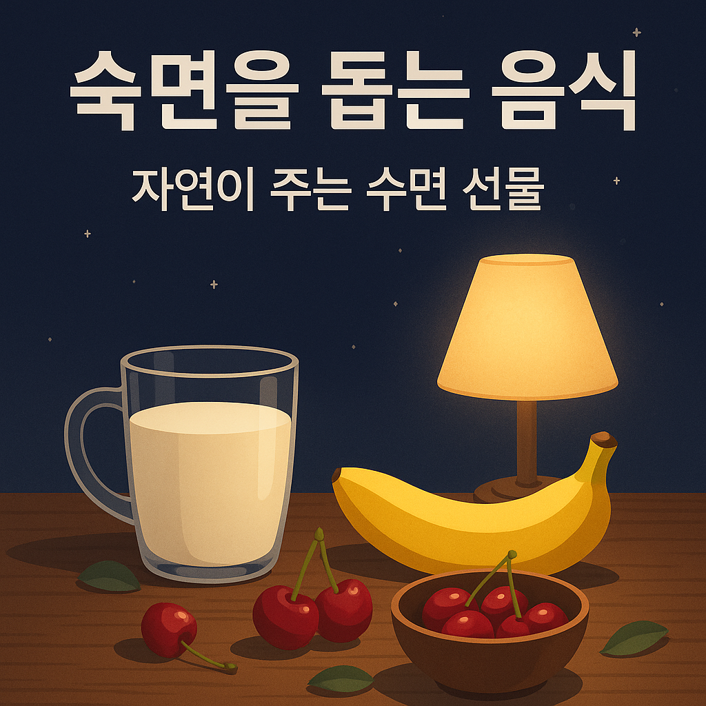 숙면을 돕는 음식 - 자연이 주는 수면 선물