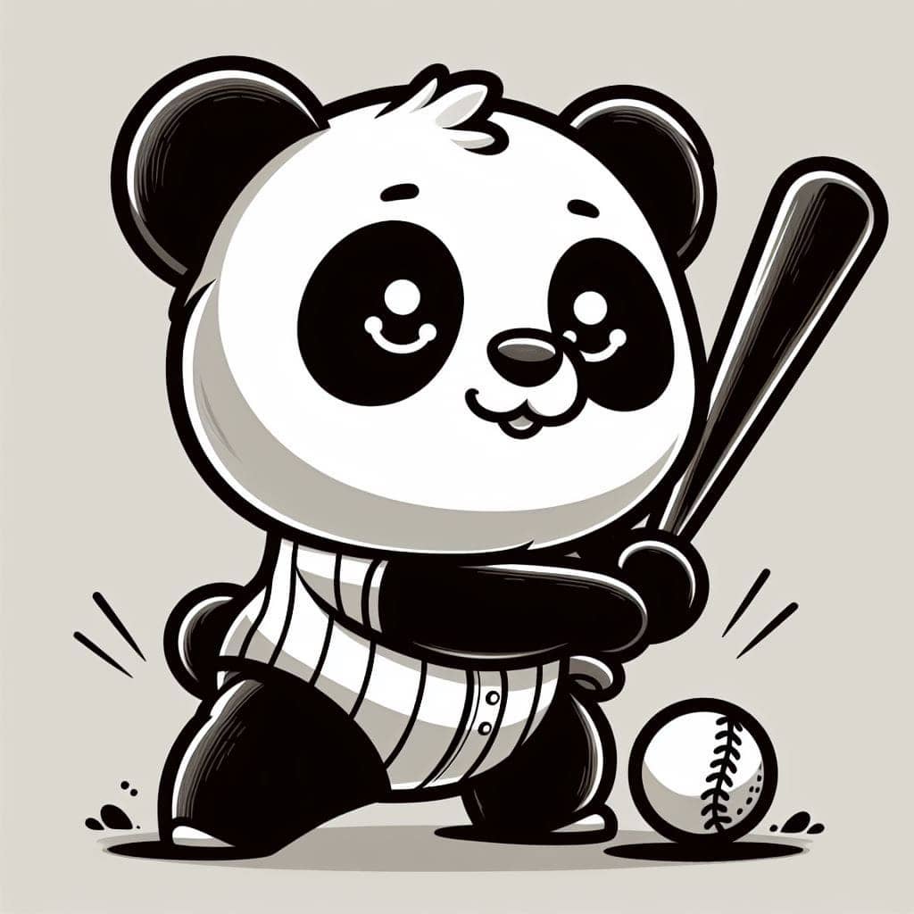 자이언트 판다 푸바오 AI 그림