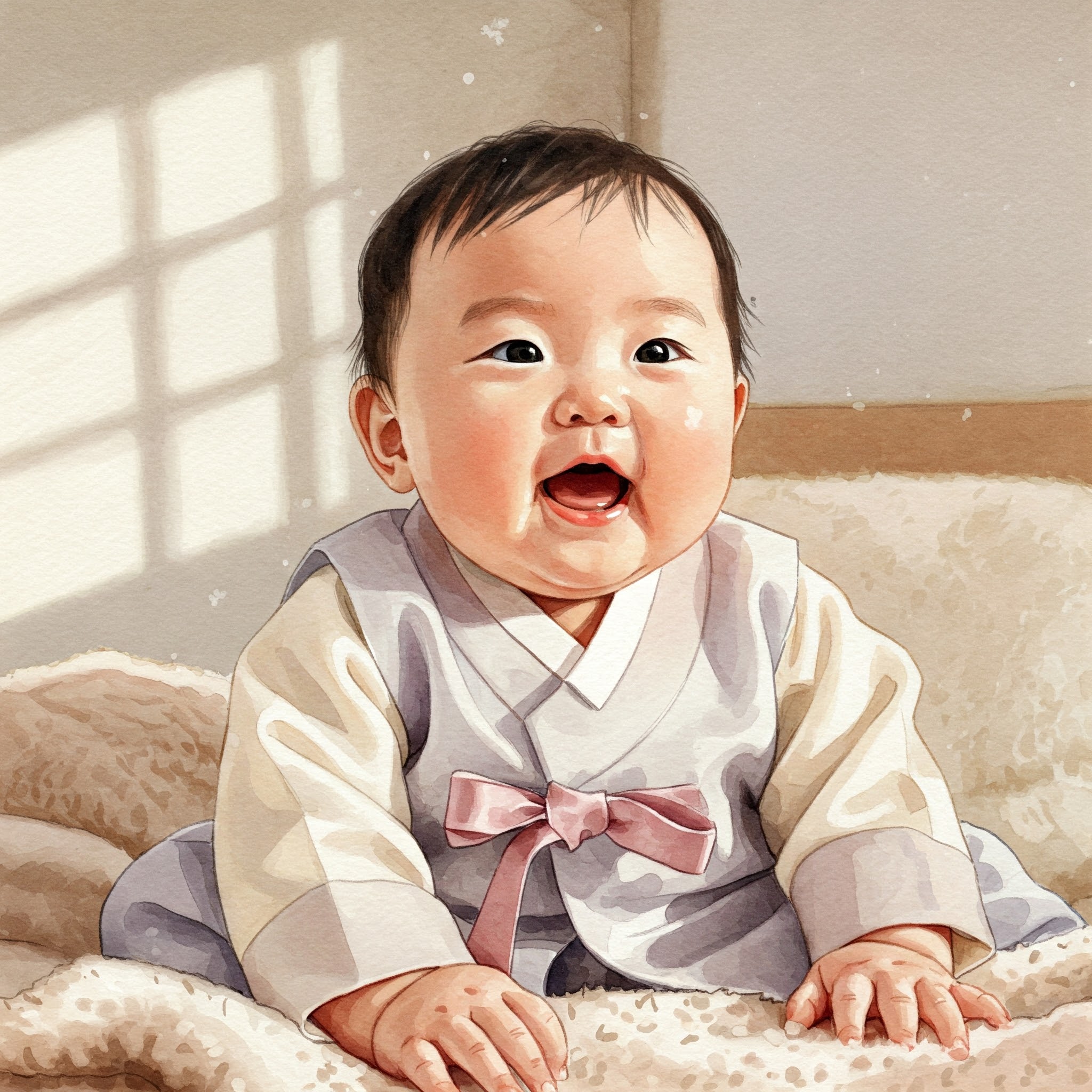 10개월 남자 아이 옹알이 중