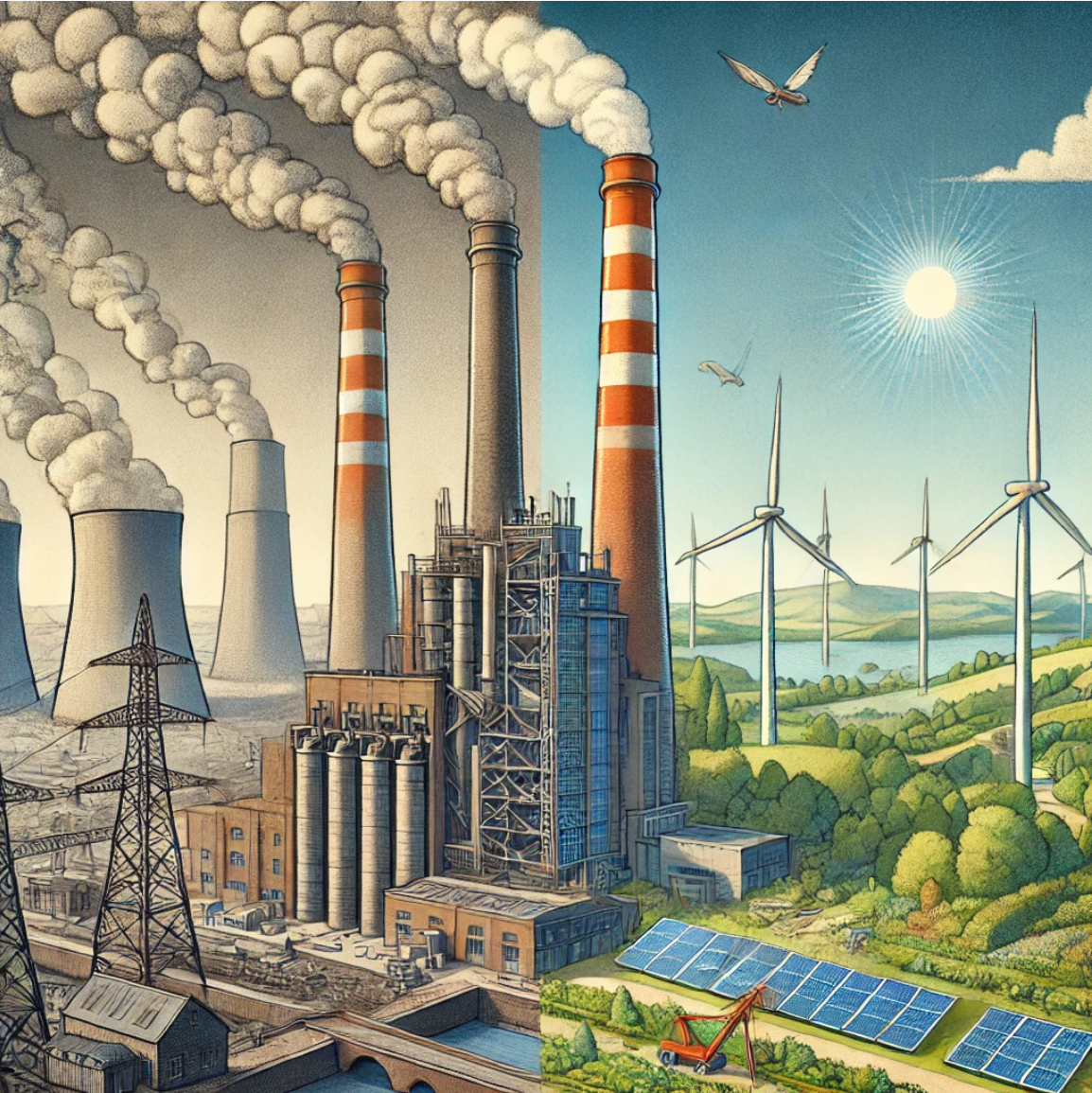 영국 석탄화력발전소의 역사와 현재