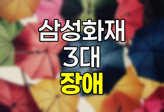 삼성화재 3대 장애 진단비 특약