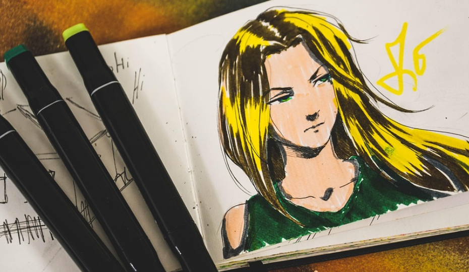 그린 만화 이미지