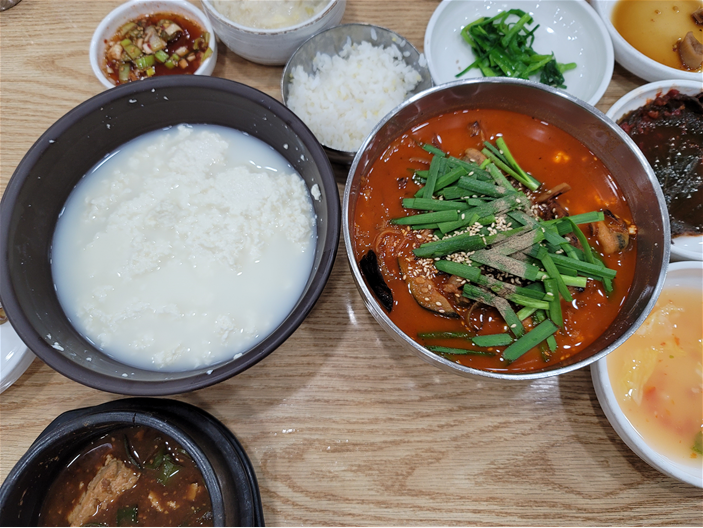 내가 직접먹은 강릉초당두부와 짬뽕