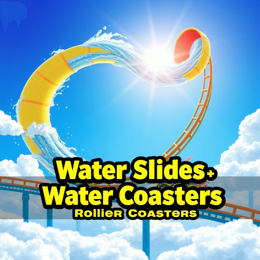 워터 슬라이드와 롤러코스터 꿈 해몽