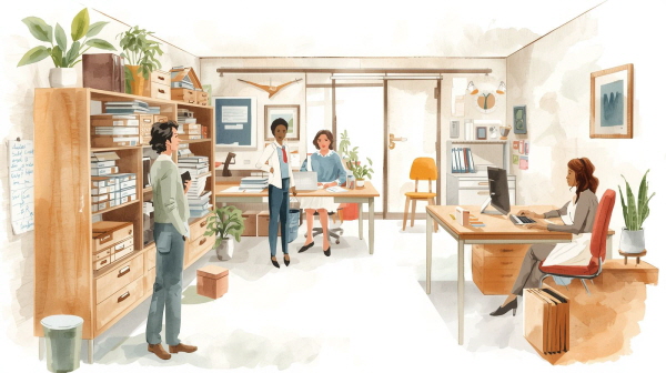 ISTJ는 질서와 책임, 예측 가능한 삶을 소중히 여깁니다. 이들에게 계획은 단순한 일정표가 아니라 마음의 구조이자, 안정감의 중심입니다에 관한 그림