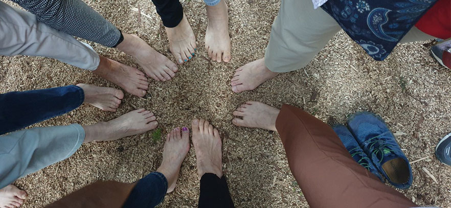 편백숲의 치유의 시간