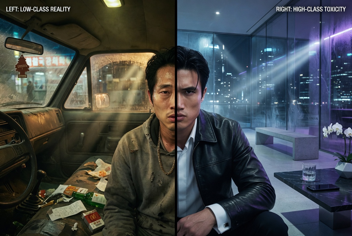 넷플릭스 성난 사람들 시즌1 스티븐 연 대니 조와 시즌2 찰스 멜튼 분노 대비 비교 이미지