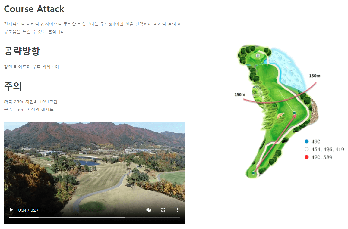 옥스필드 컨트리클럽 필드코스 9