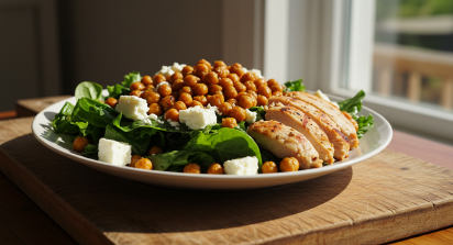 단백질 위주의 샐러드