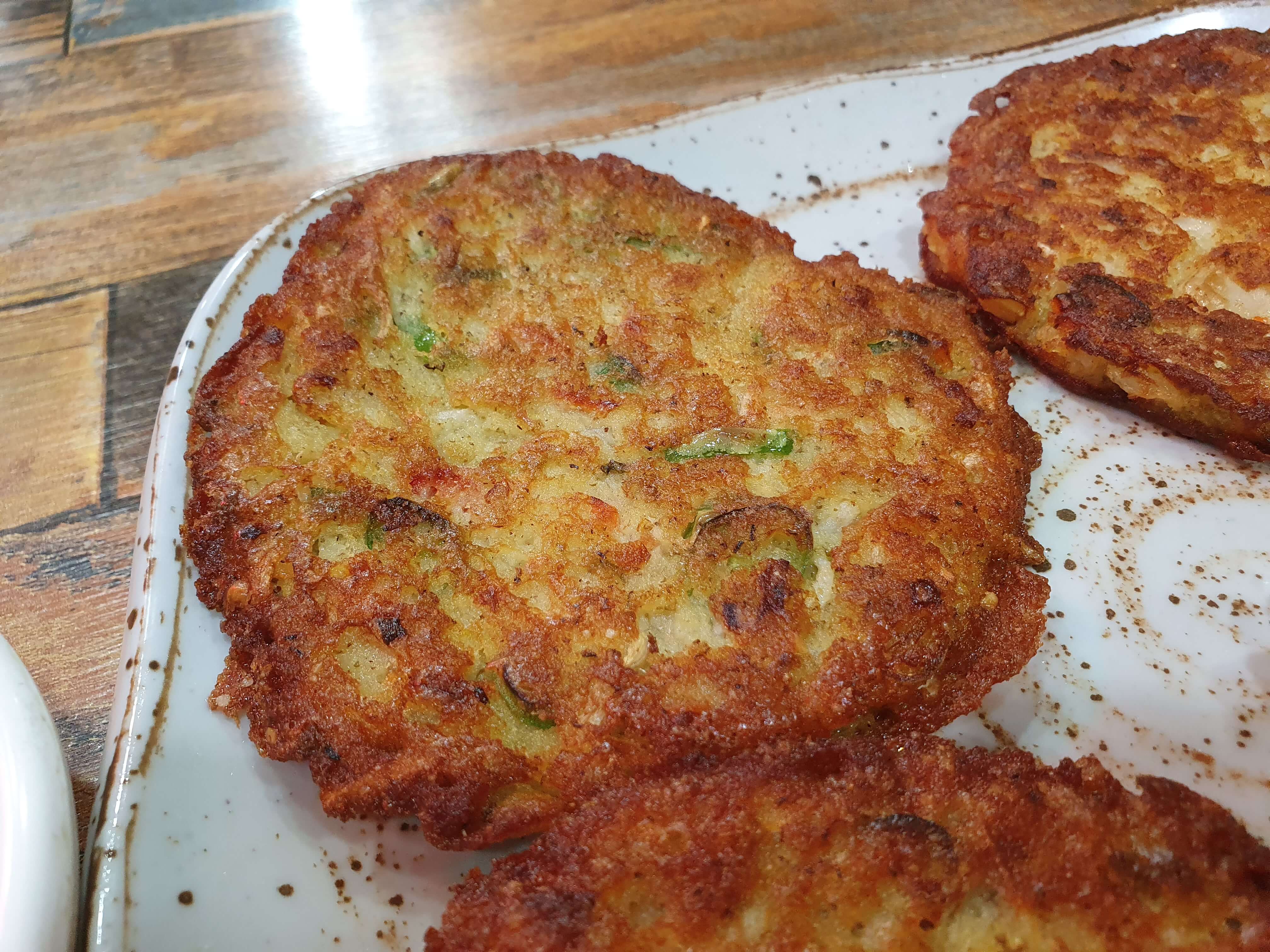 모듬빈대떡(해물, 땡초, 김치, 고기)