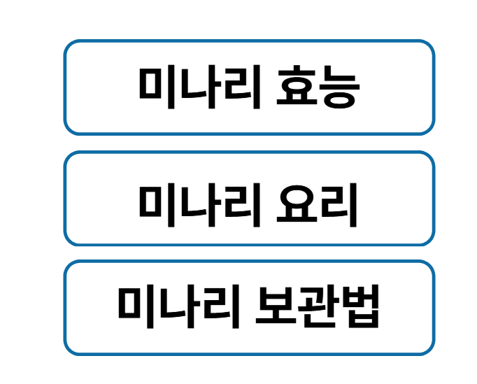 미나리 효능