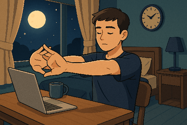 자기 전 가벼운 스트레칭