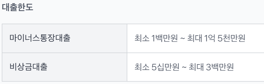 토스뱅크 마이너스통장대출