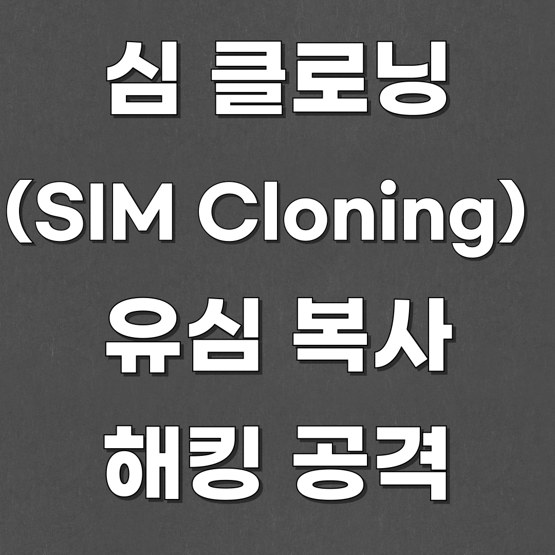 심클로닝 유심 해킹 공격 관련 이미지