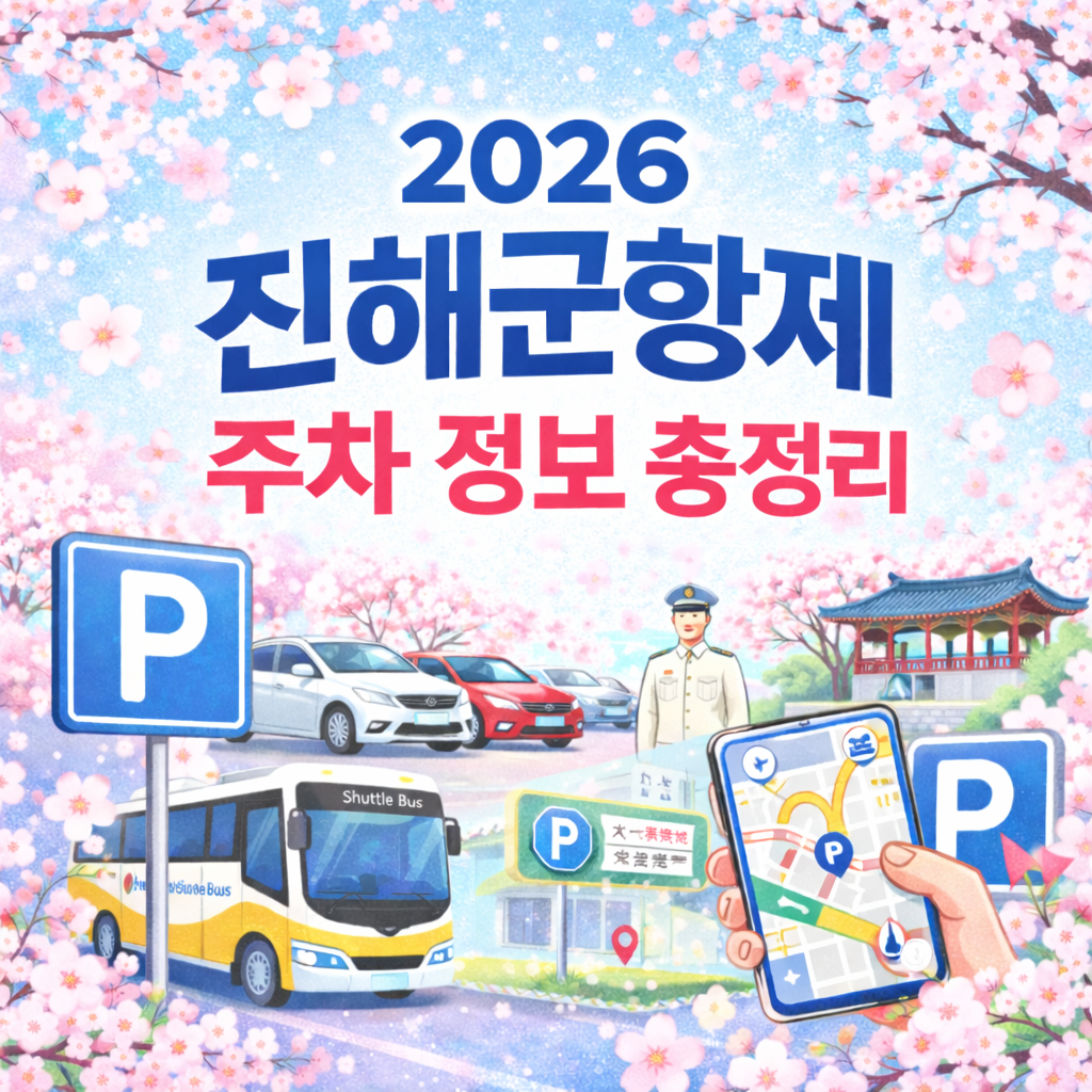 진해군항제 주차 꿀팁 총정리 (외곽주차&middot;셔틀버스&middot;여좌천 경화역 주차 전략)