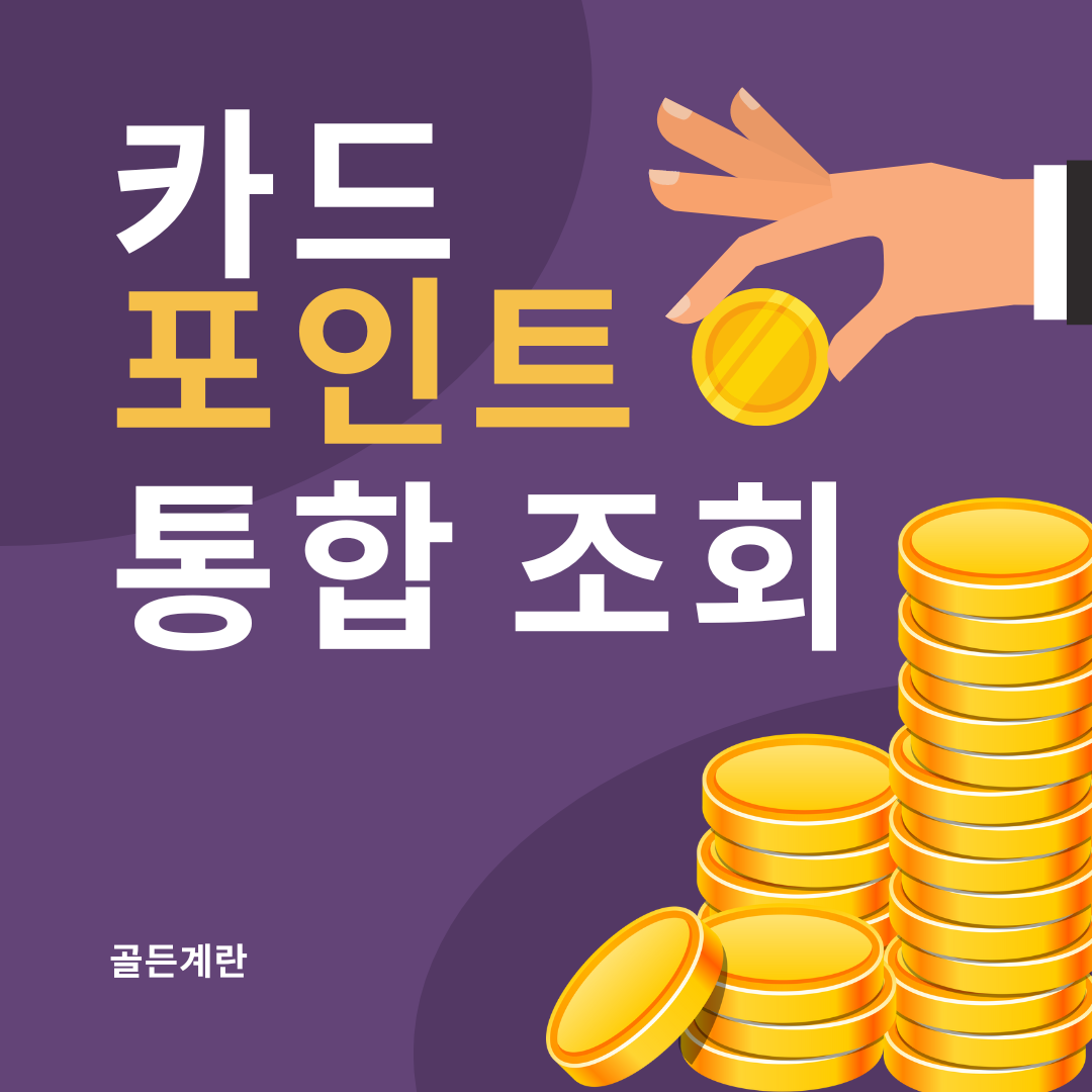 카드 포인트 통합 조회