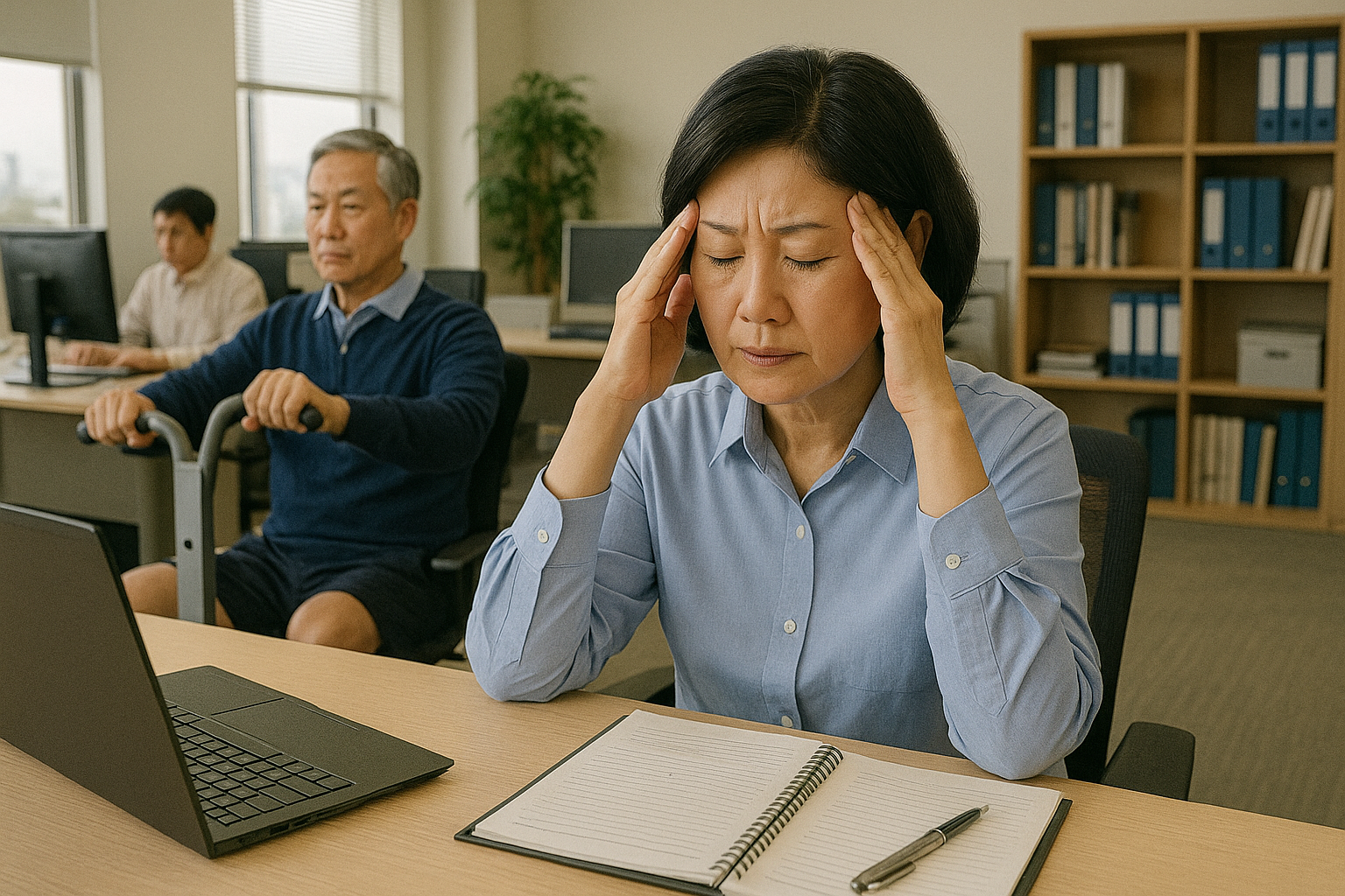 공무원 중년 건강관리 매뉴얼 (스트레스, 체력, 검진)