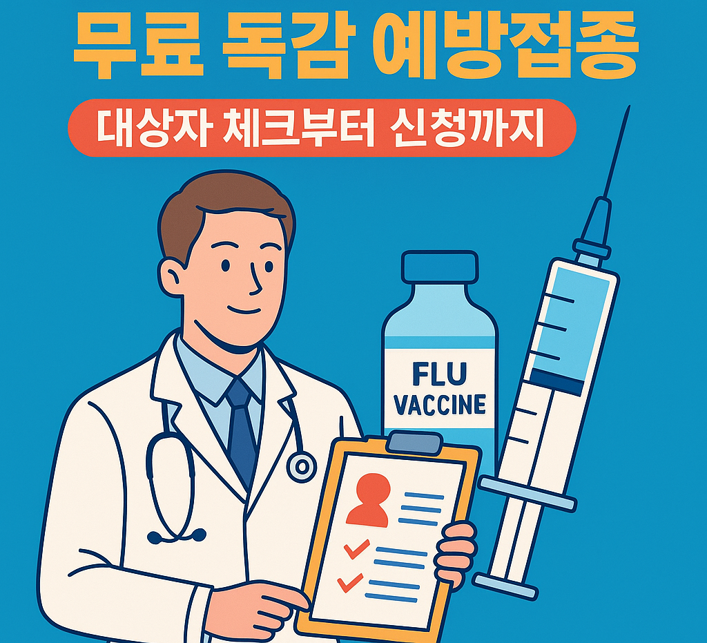 올해 꼭 챙겨야 할 무료 독감 예방접종