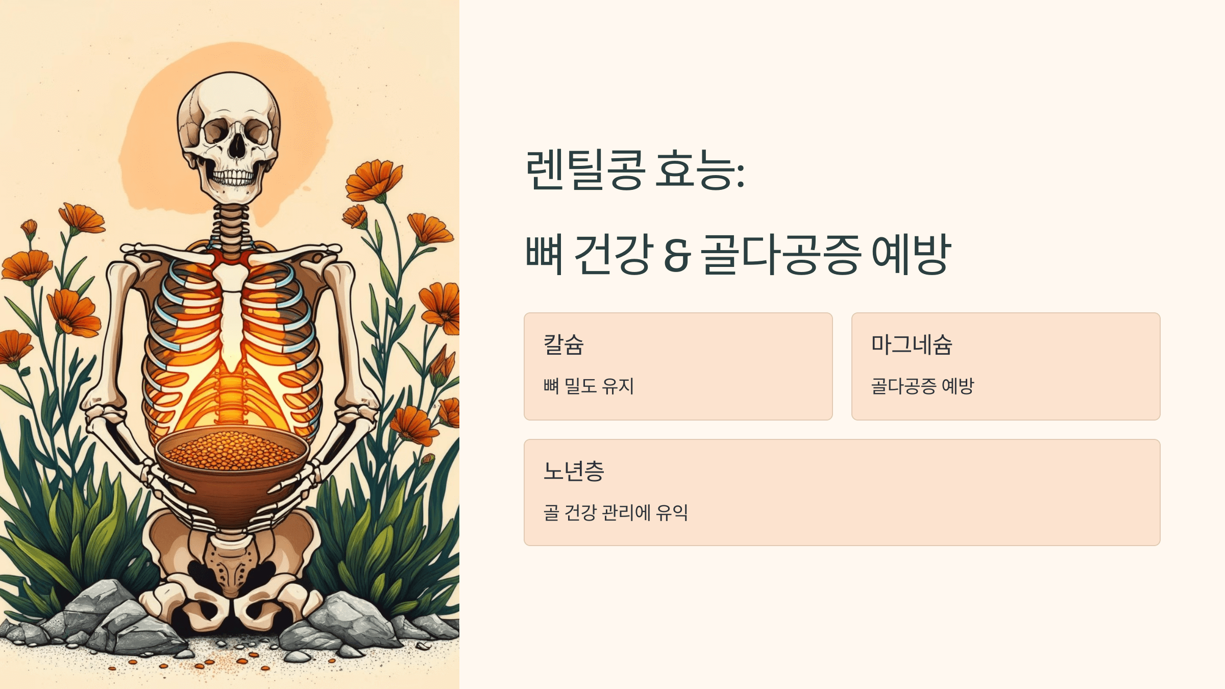렌틸콩 사진입니다.