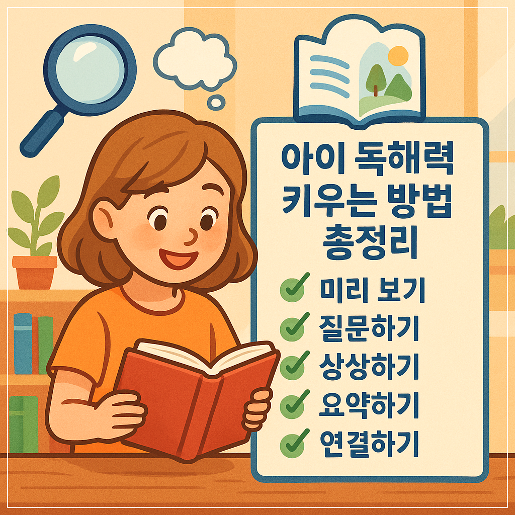 아이 독해력 키우는 방법 총정리