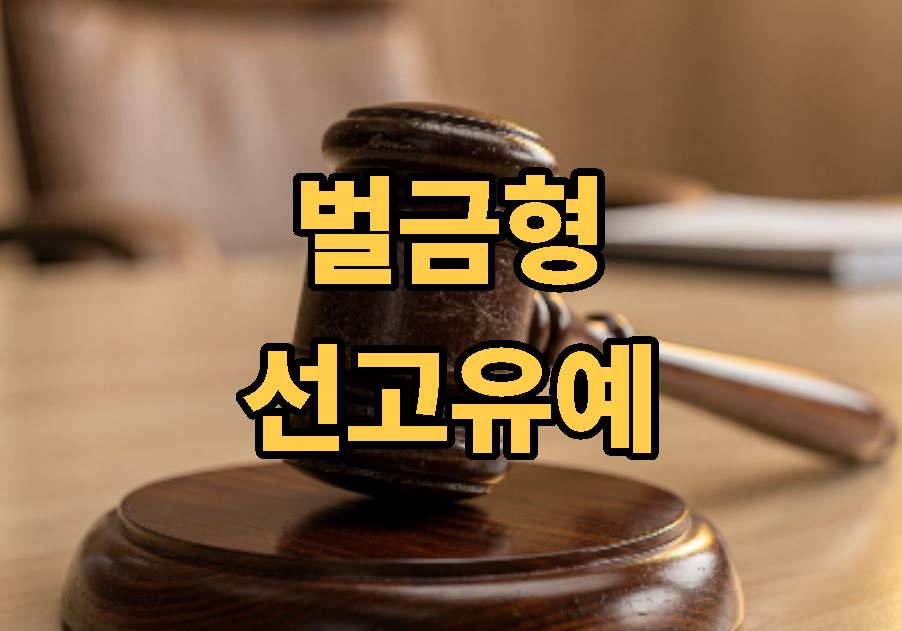 벌금형 선고유예