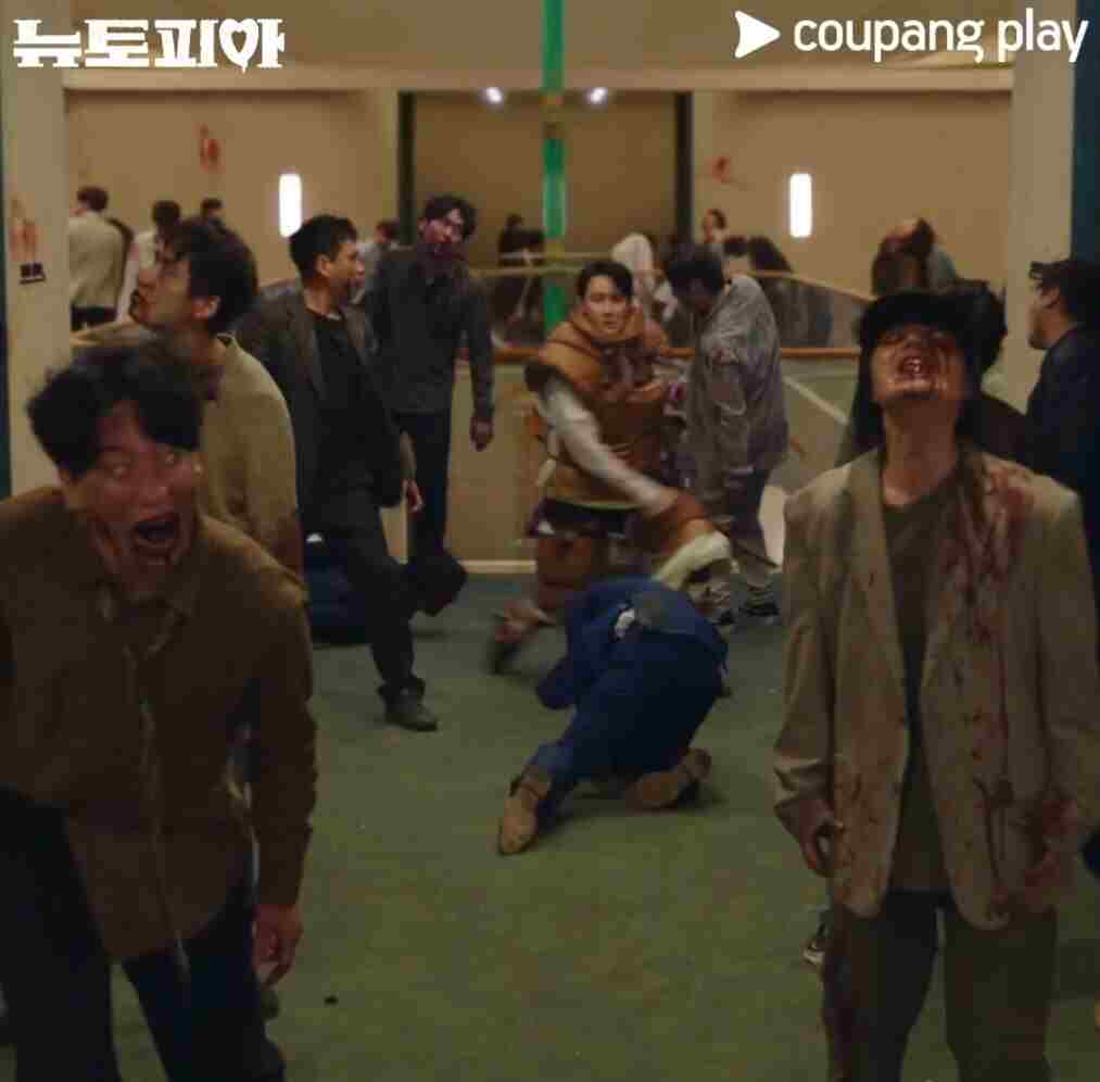 뉴토피아중 좀비사이의 주인공 장면