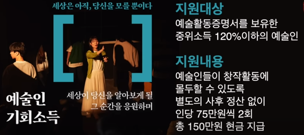 예술인 기회소득