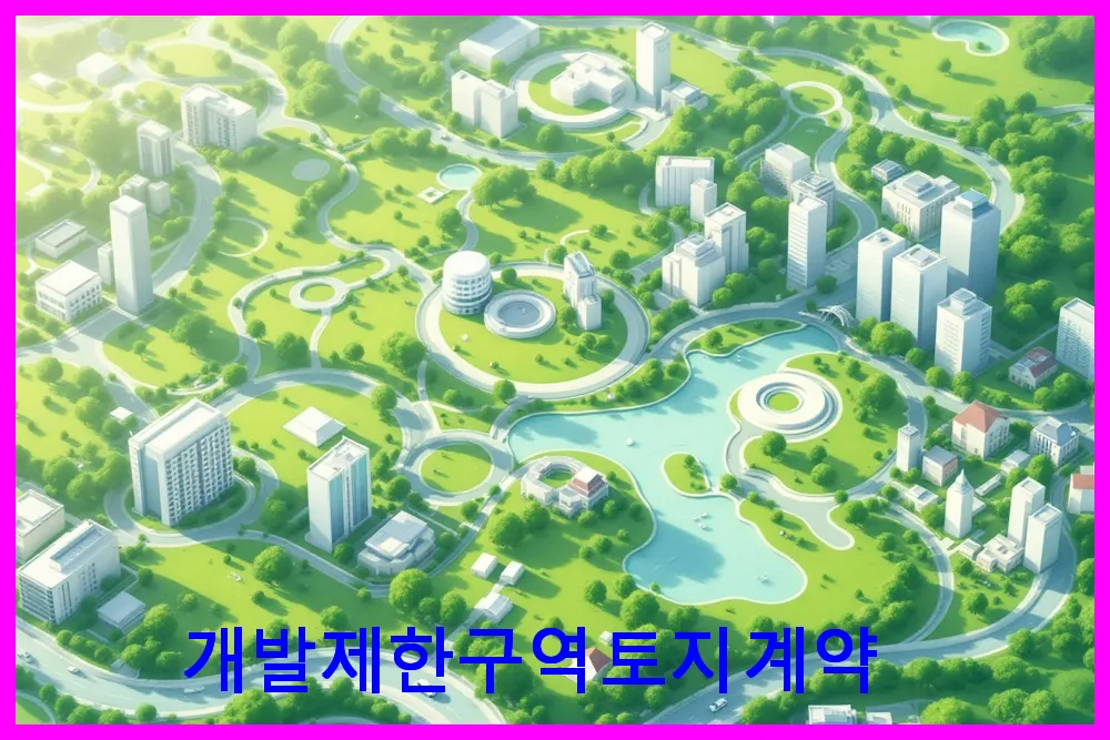 개발제한구역 토지 계약