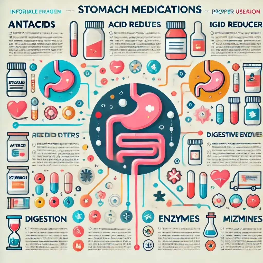 위장약(제산제, 위산억제제, 소화제)의 종류와 복용법