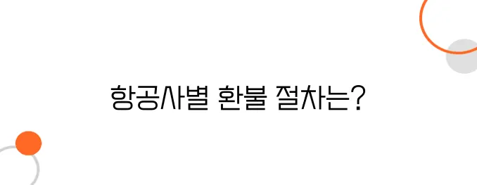 일본 항공권 취소 & 환불 신청 방법 – 각 항공사별 절차